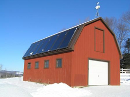 Solar panels with good net solar aperture
